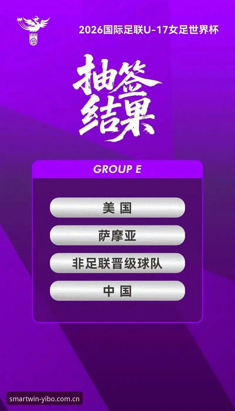 亿博体育平台功能详解 U17世界杯抽签结果出炉:中国男女足分组形势与观赛实用指南